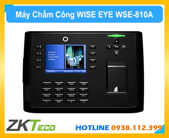 Máy Chấm Công Bằng Dấu Vân Tay WSE810A, Máy Chấm Công WSE810A, Máy Chấm Công Vân Tay WSE810A, Máy Chấm Công Thẻ WSE810A, Máy Chấm Công Có Camera WSE810A, Máy Chấm Công TCP/IP WSE810A, Máy Chấm Công Pin Lưu Điện WSE810A