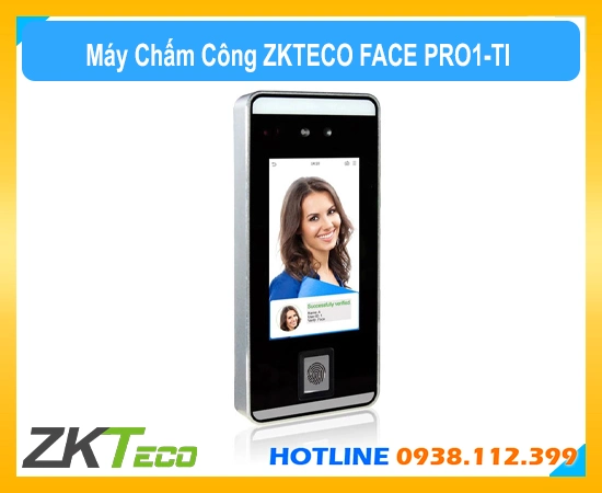 máy chấm công khuôn mặt ZKTeco FacePro1-TI, máy nhận diện khuôn mặt ZKTeco FacePro1-TI, máy quét khuôn mặt ZKTeco FacePro1-TI, máy kiểm soát ra vào ZKTeco FacePro1-TI, máy nhận dạng khuôn mặt FacePro1-TI, máy chấm công nhân viên FacePro1-TI, máy đo thân nhiệt FacePro1-T