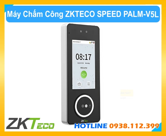 Máy chấm công khuôn mặt ZKTeco SPEEDPALM-V5L, Máy chấm công lòng bàn tay ZKTeco SPEEDPALM-V5L, Máy nhận diện khuôn mặt ZKTeco SPEEDPALM-V5L, Máy kiểm soát ra vào ZKTeco SPEEDPALM-V5L, Máy chấm công thẻ từ ZKTeco SPEEDPALM-V5L