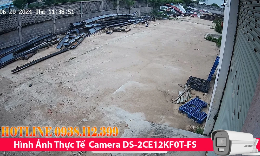 Camera Ghi Âm Ngoài Trời DS-2CE12KF0T-FS Giá Rẻ