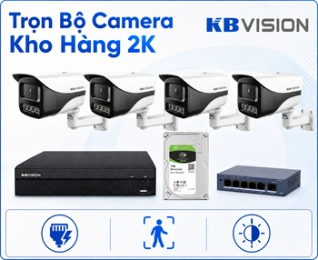 trọn bộ camera kho hàng 2K, camera kho hàng trọn bộ KX-AD4003N-A-VN, bộ camera kho hàng Kbvision, bộ camera giám sát kho hàng, lắp camera kho hàng trọn gói, bộ camera quan sát nhà kho
