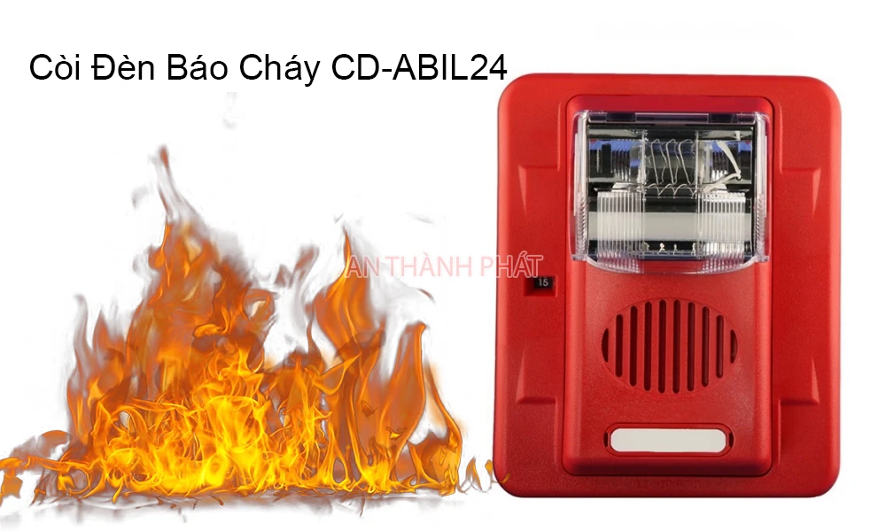 Còi Đèn Báo Cháy CD-ABIL24