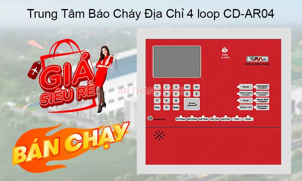 Báo Cháy Changder CD-AR04 Chống Trộm Thông Minh