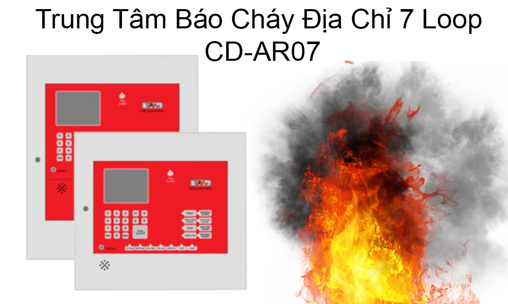Trung Tâm Báo Cháy Địa Chỉ 7 Loop CD-AR07