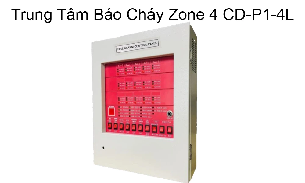 Trung Tâm Báo Cháy 4 Zone CD-P1-4L