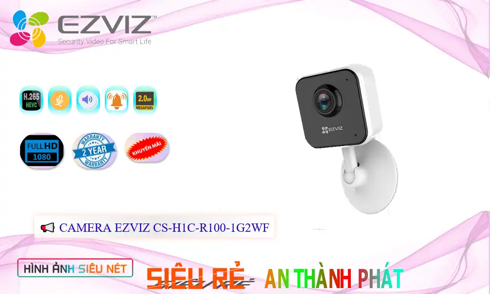 Camera Wifi Ezviz CS-H1c-R100-1G2WF