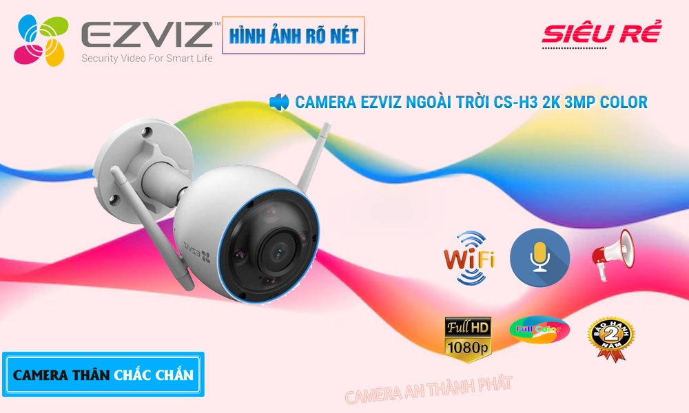 Camera CS-H3 2K 3MP Color