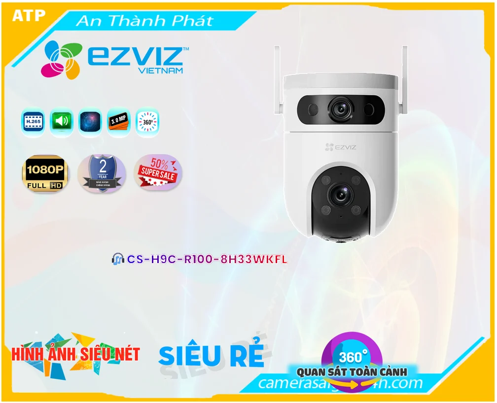 Thông Số Của Camera CS-H9c-R100-8H33WKFL 2K