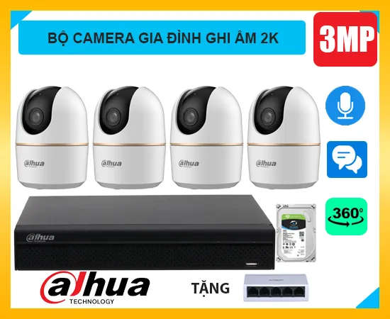 Camera Quan Sát Gia Đình Ghi Âm 2K,camera 2k, camera quan sát 2k,camera gia đình có âm thanh, camera tích hợp miccro cho gia đình, lắp camera gia đình chất lượng 