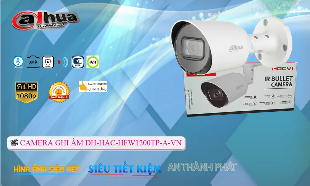 Camera Giá Rẻ Ngoài Trời DH-HAC-HFW1200TP-A-VN