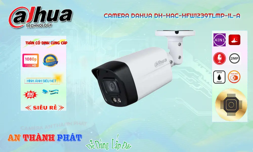Camera Dahua DH-HAC-HFW1239TLMP-IL-A