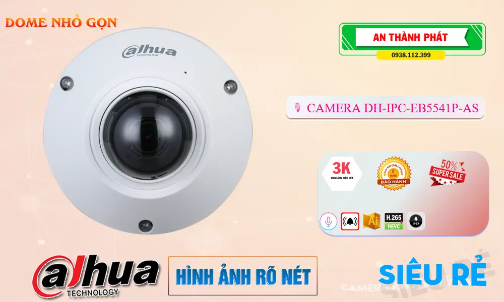 Camera Dahua DH-IPC-EB5541P-AS