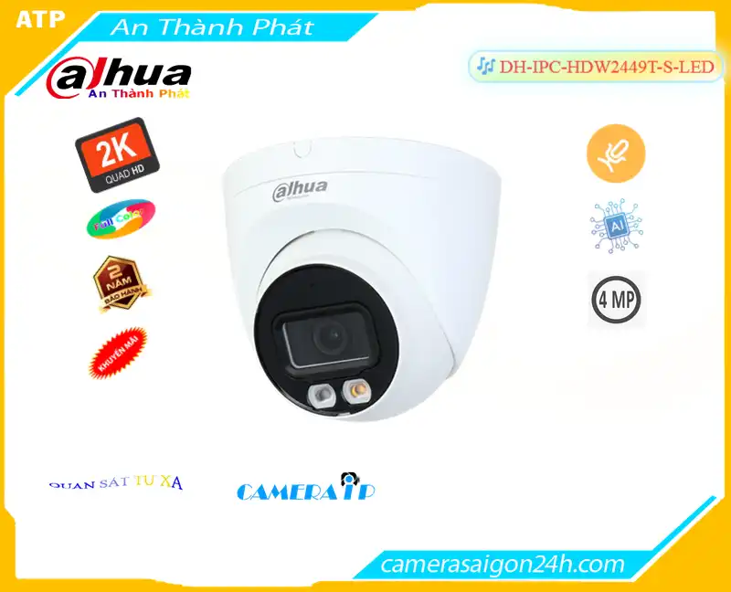Camera Dahua DH-IPC-HDW2449T-S-LED