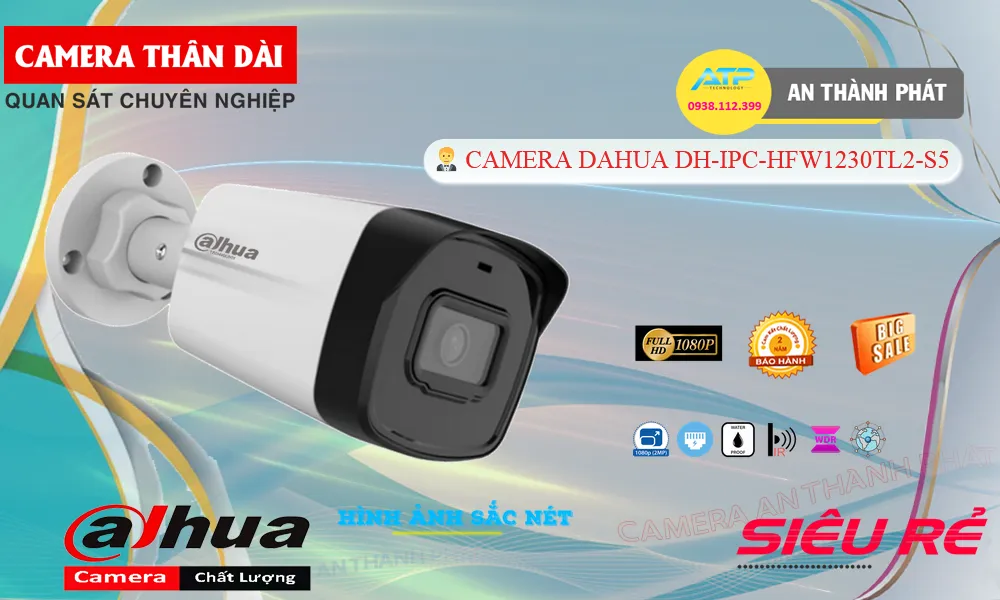 DH-IPC-HFW1230TL2-S5 Camera IP Dahua Giá Rẻ
