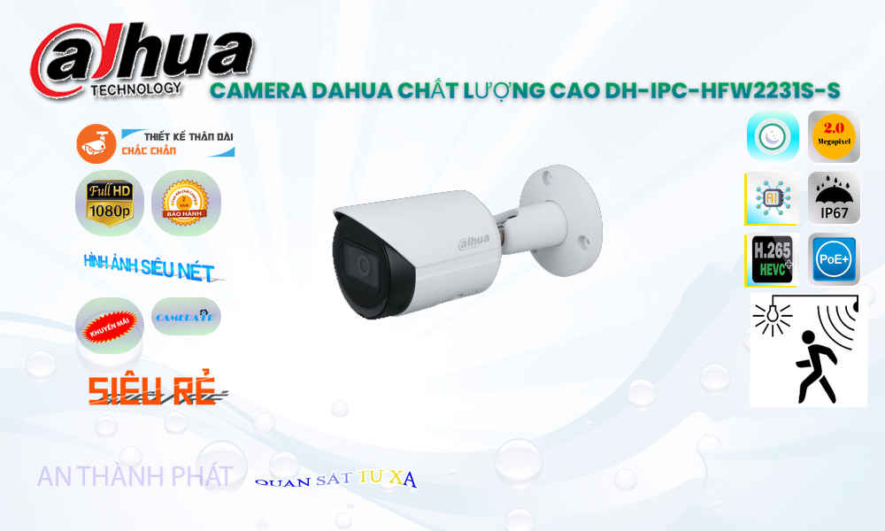 Camera DH-IPC-HFW2231S-S Công Nghệ Mới