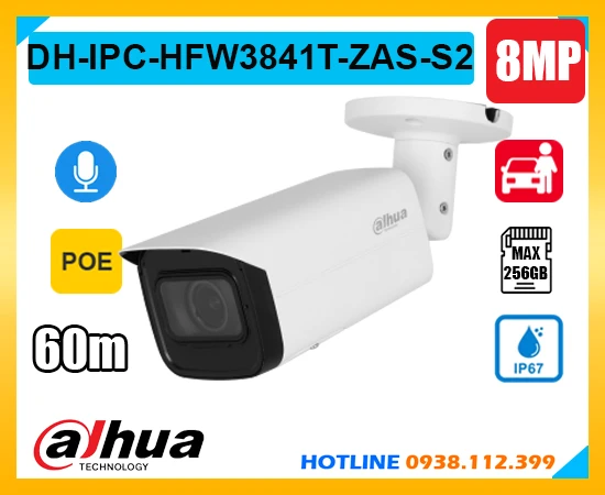 Camera IP Dahua DH-IPC-HFW3841T-ZAS-S2 (8MP), camera quan sát DH-IPC-HFW3841T-ZAS-S2, lắp camera DH-IPC-HFW3841T-ZAS-S2 giá rẻ, camera dahua DH-IPC-HFW3841T-ZAS-S2, camera ghi âm DH-IPC-HFW3841T-ZAS-S2, camera ngoài trời DH-IPC-HFW3841T-ZAS-S2, DH-IPC-HFW3841T-ZAS-S2,