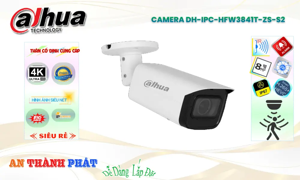 Camera Dahua DH-IPC-HFW3841T-ZS-S2