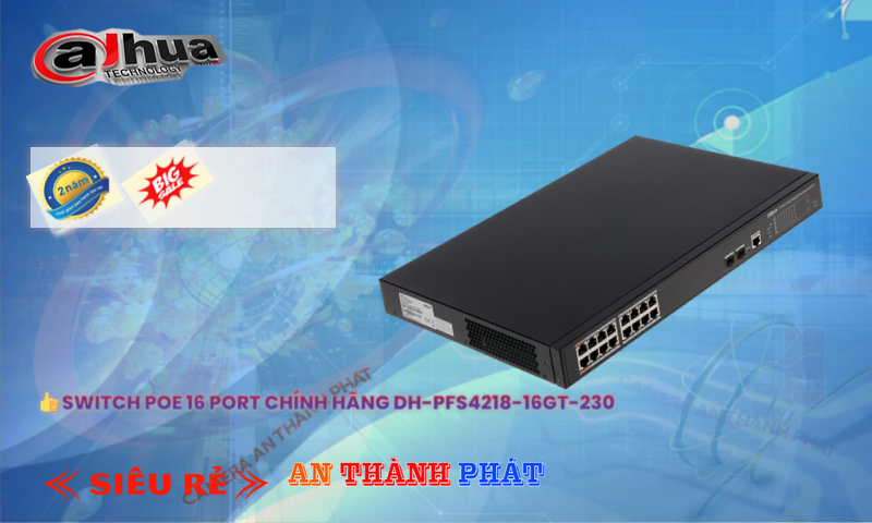 Switch POE DH-PFS4218-16GT-230