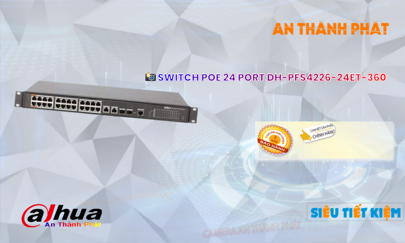 Switch POE DH-PFS4226-24ET-360