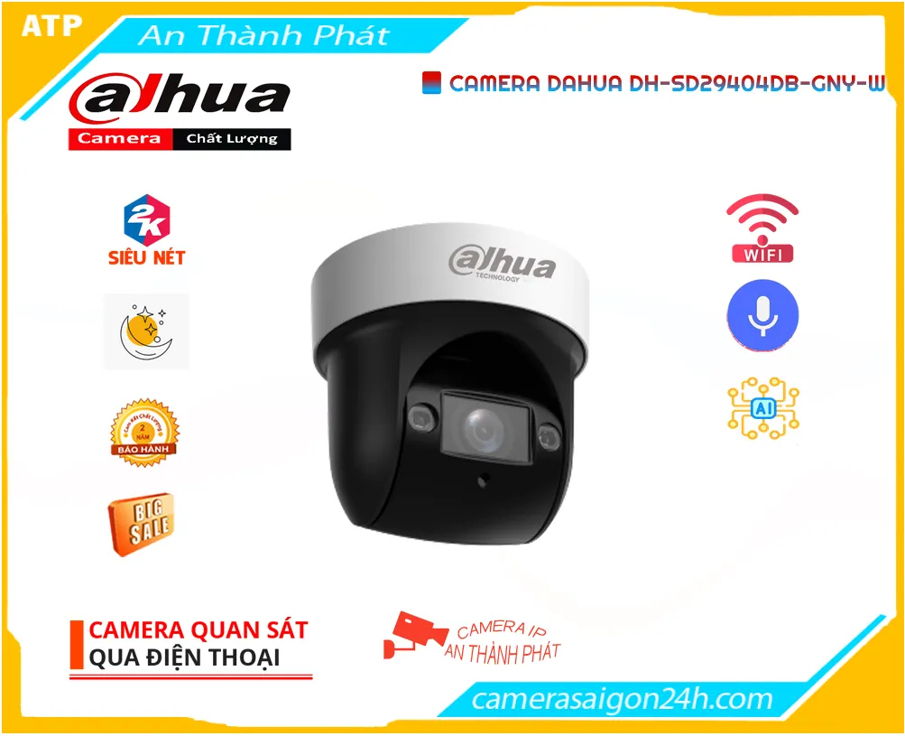 Camera IP Speed Dome 4MP DH-SD29404DB-GNY-W
