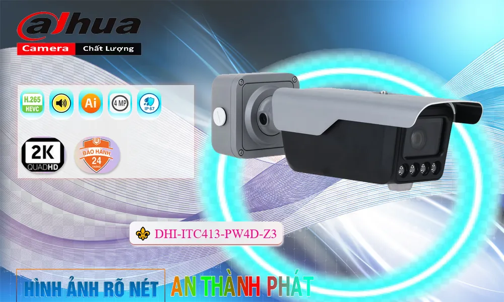Camera An Ninh  Dahua DHI-ITC413-PW4D-Z3 Sắt Nét