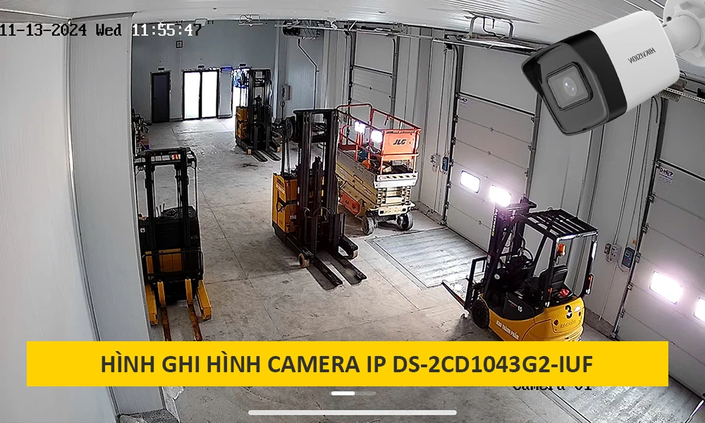۞ POE Không Cần Dây Nguồn khả năng Lưu dữ liệu tại chỗ với khe cắm thẻ nhớ Micro SD 256GB DS-2CD1043G2-IUF sắc nét Hikvision