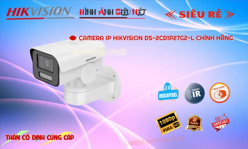 Camera Hikvision DS-2CD1P27G2-L