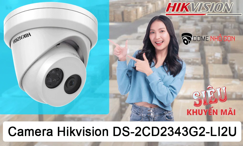 Camera Hikvision DS-2CD2343G2-LI2U 4.0MP
