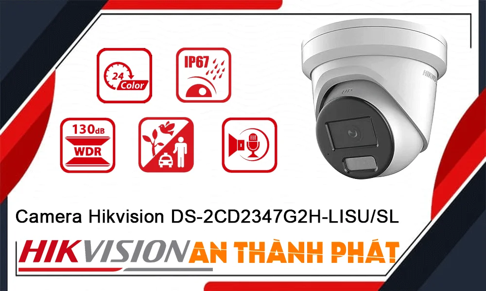 Camera Hikvision DS-2CD2347G2H-LISU/SL 4.0MP
