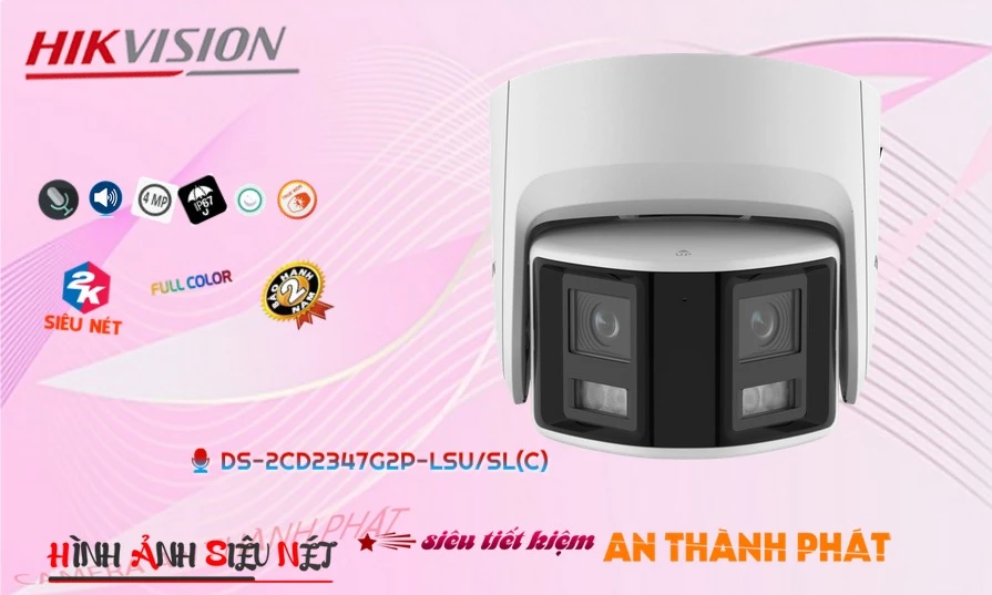 Camera Hikvision DS-2CD2347G2P-LSU/SL (C)