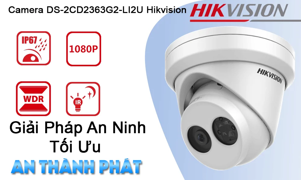 Camera Hikvision DS-2CD2323G2-LI2U 2.0MP Camera Hikvision DS-2CD2323G2-LI2U 2.0MP