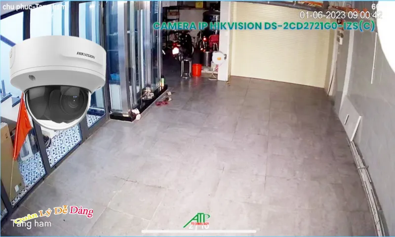 Camera Hikvision DS-2CD2721G0-IZS(C)