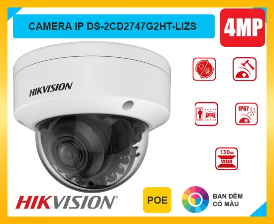 Camera HIKVISION DS-2CD2747G2HT-LIZS 4MP Camera HIKVISION DS-2CD2747G2HT-LIZS 4MP