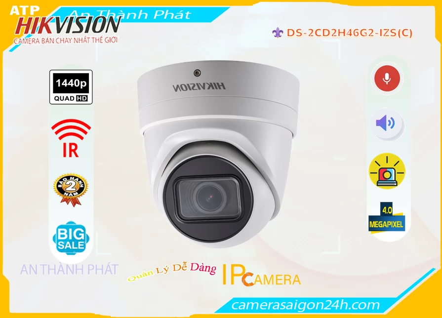 Camera DS-2CD2H46G2-IZS (C) Hikvision