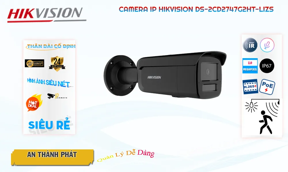Camera IP HIKVISION DS-2CD2T23G2-2LI2U 2MP Camera IP HIKVISION DS-2CD2T23G2-2LI2U 2MP