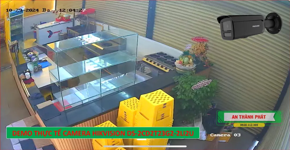Camera IP HIKVISION DS-2CD2T23G2-2LI2U 2MP Camera IP HIKVISION DS-2CD2T23G2-2LI2U 2MP