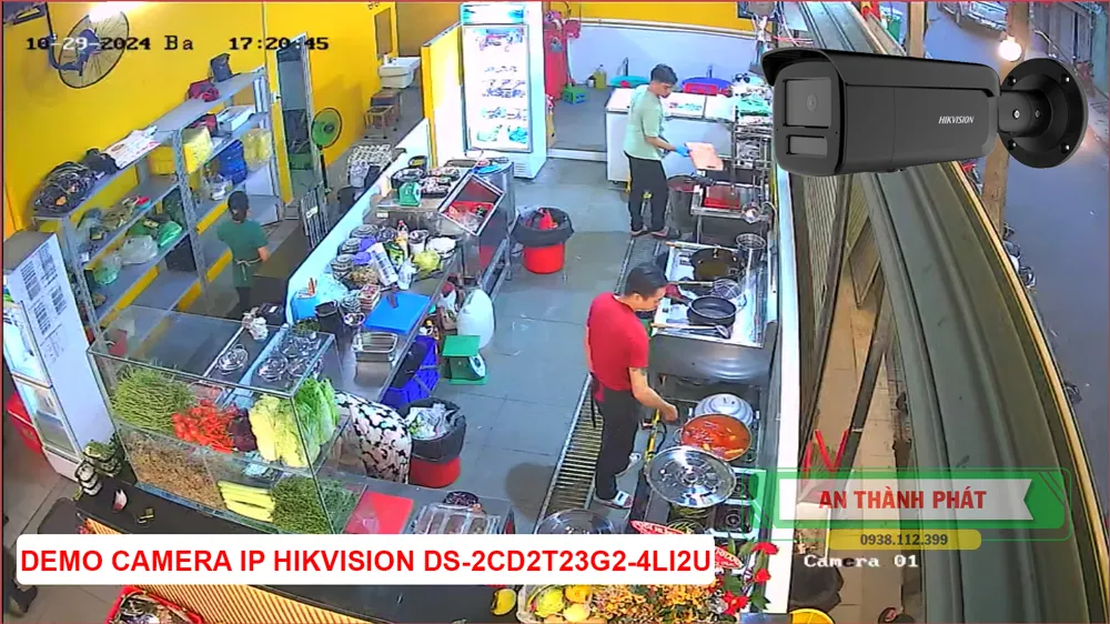 Camera IP HIKVISION DS-2CD2T23G2-4LI2U 2MP