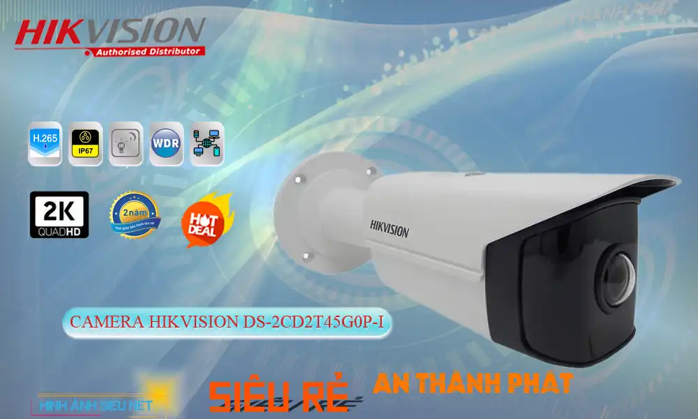 Camera Hikvision DS-2CD2T45G0P-I