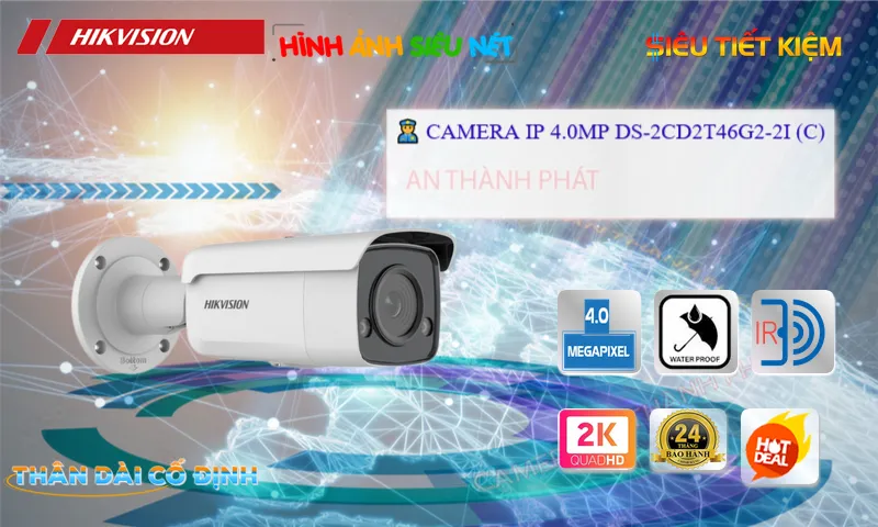 Camera Hikvision DS-2CD2T46G2-2I (C)