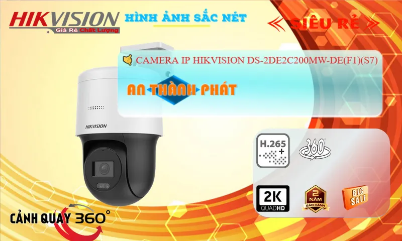 Camera Hikvision DS-2DE2C200MW-DE(F1)(S7)