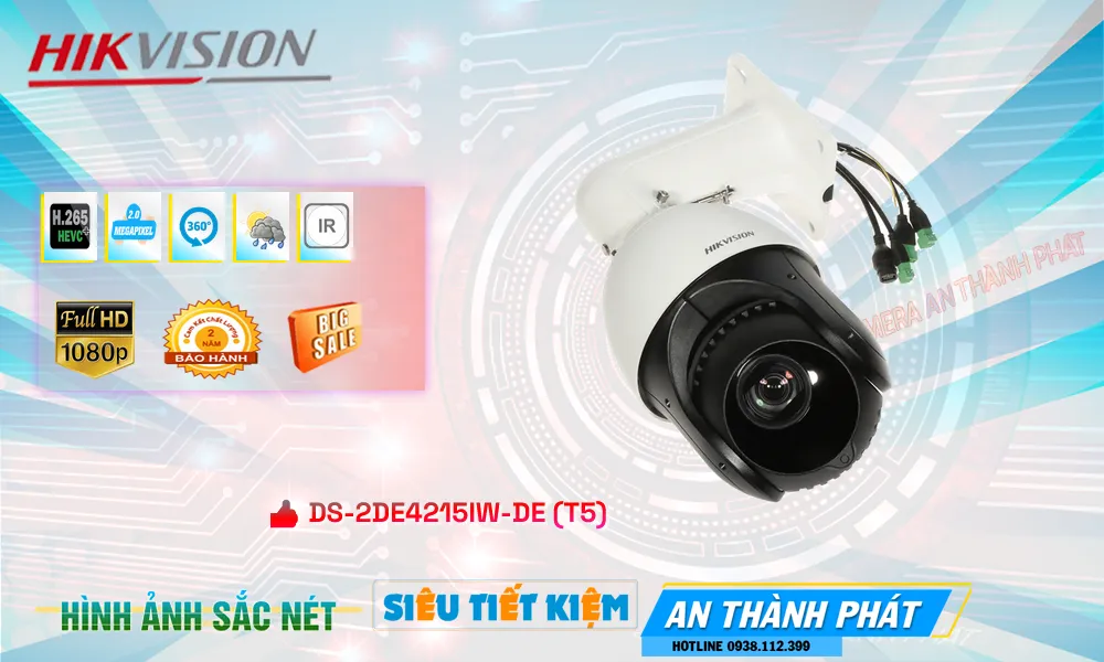 Camera Hikvision DS-2DE4215IW-DE (T5)