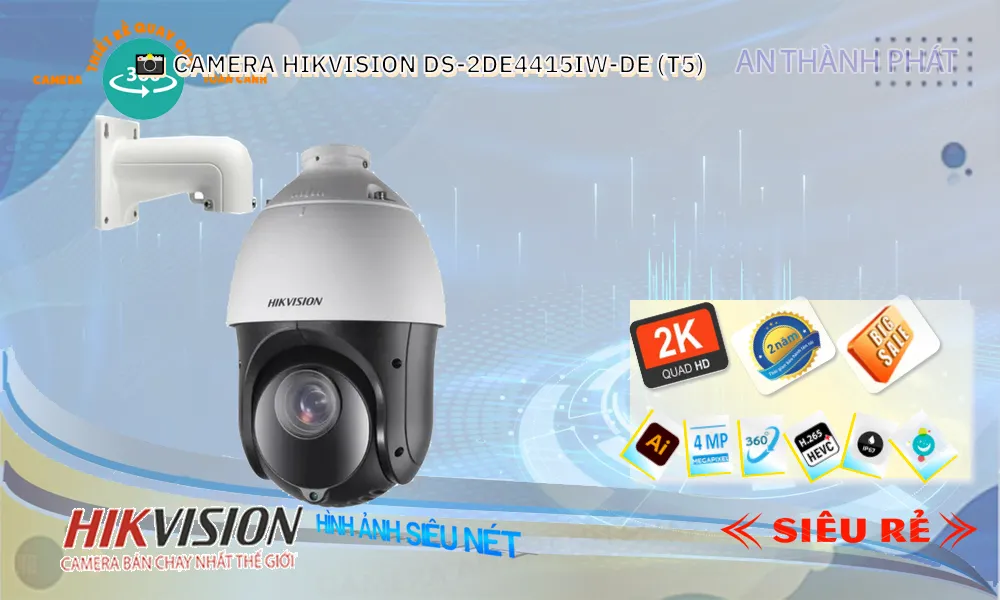 Camera Hikvision DS-2DE4415IW-DE (T5)