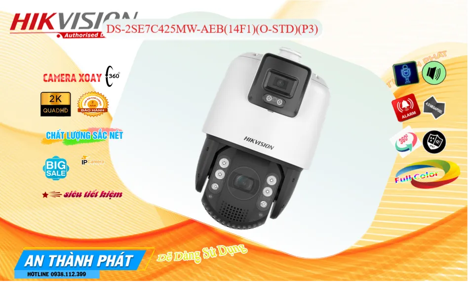 Camera  Hikvision DS-2SE7C425MW-AEB (14F1)(O-STD)(P3) Công Nghệ Mới