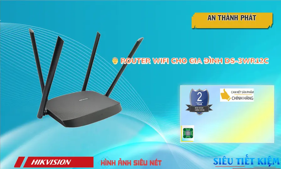 Hikvision  Router quản lý mạng  DS-3WR12C