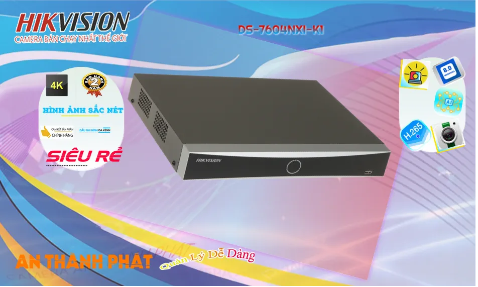 DS-7604NXI-K1  Hikvision Hình Ảnh Đẹp