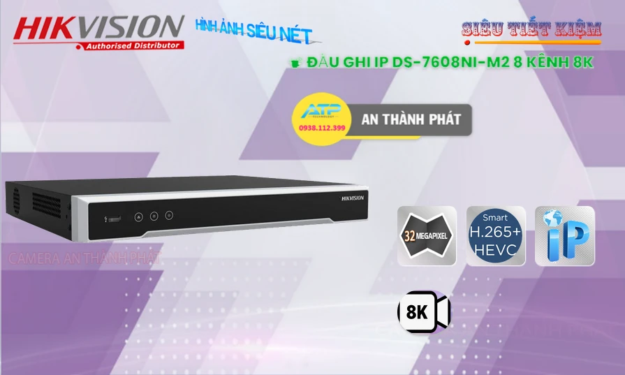 DS-7608NI-M2 Camera Camera mạng (IP) Hikvision Giá rẻ