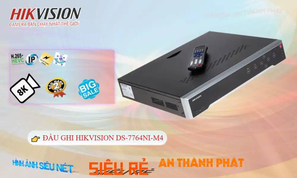 Đầu Ghi Hikvision DS-7764NI-M4