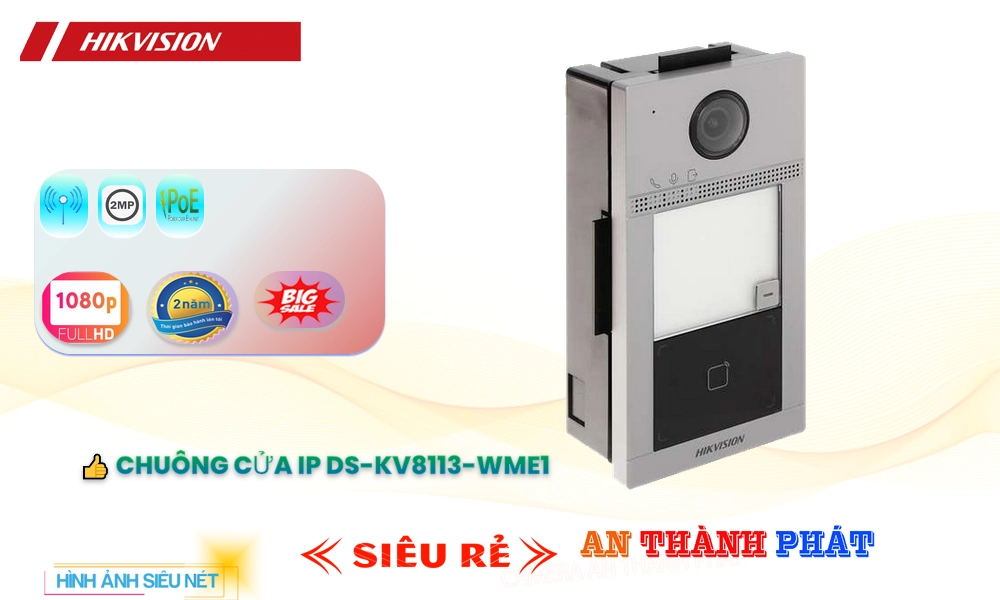Bộ chuôn cửa thông minh  DS-KV8113-WME1