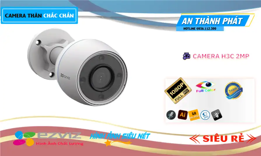 Camera Ezviz H3C 2MP