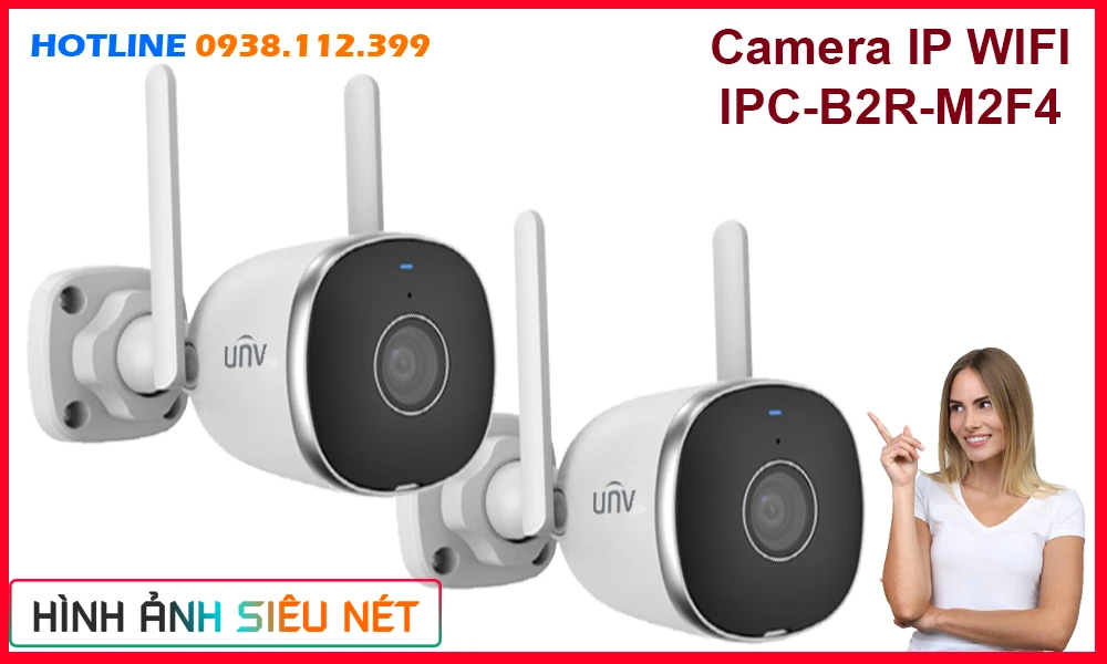 Camera Wifi IPC-B2R-M2F4 UNV (Uniview)